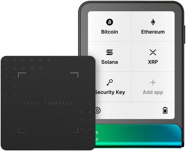 Ledger Flex - Now Including Ledger Recovery Key - Discover The World's Most intuitive Hardware Wallet, Enhanced with a Quick, Easy Backup Access (Oxidate Green)