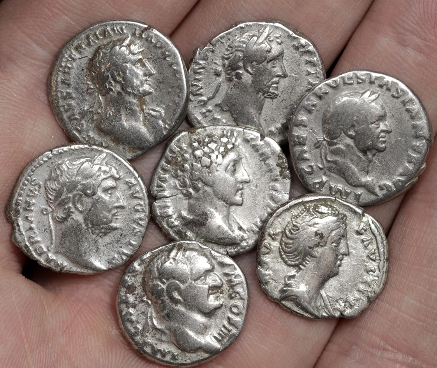 Roman Coin Ancient Roman Empire Silver Denarius Choice Fine Condition